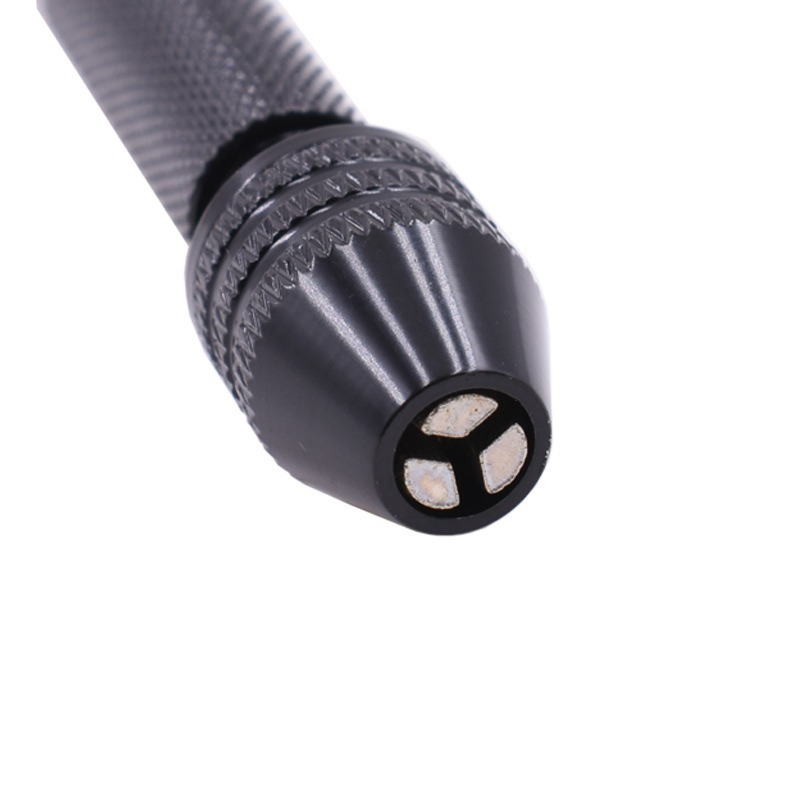 Mini Aluminum Hand Drill With Keyless Chuck Hss Steel Twist Drill Bit ...