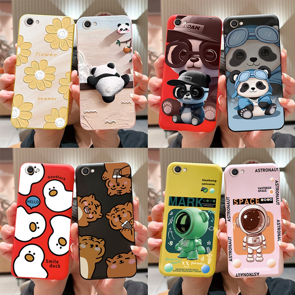 Case for vivo v5 plus x9 x9s cute bear rabbit cartoon pattern back cover soft silicone casing for vivo v5 plus x9 x9s 5.5"