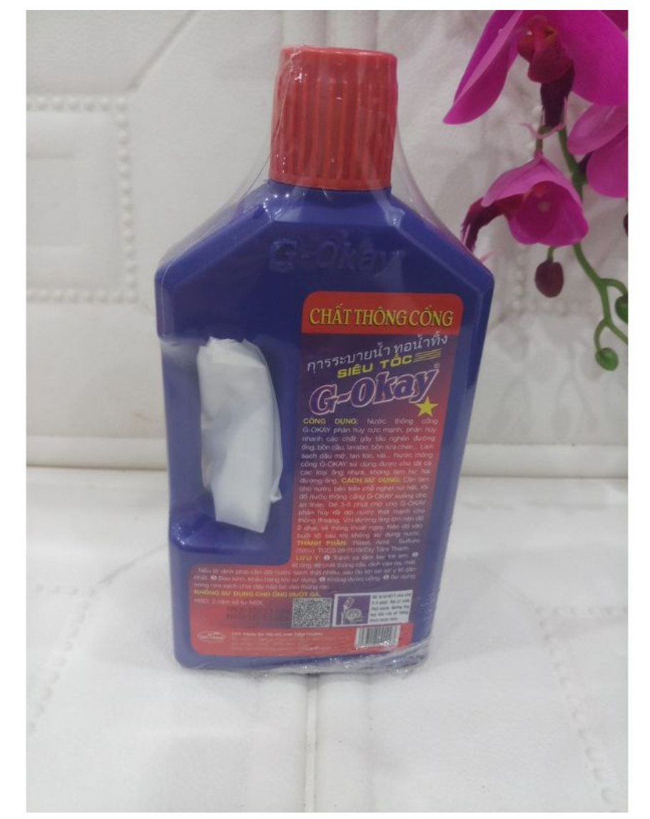 (Giao hỏa tốc) Dung dịch thông cống siêu tốc G-Okay 1000gam/650ml (mua tại ptptshop)