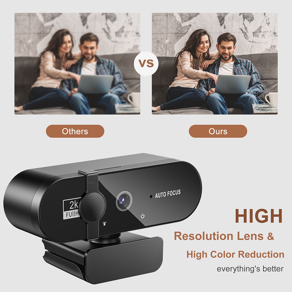 Webcam 4k 2k Web Cam Kỷ Nguyên 1080P Mini 30fps Máy quay USB Full HD Web Cam với chân máy Micro tự động lấy nét Webcam cho PC Mac máy tính xách tay