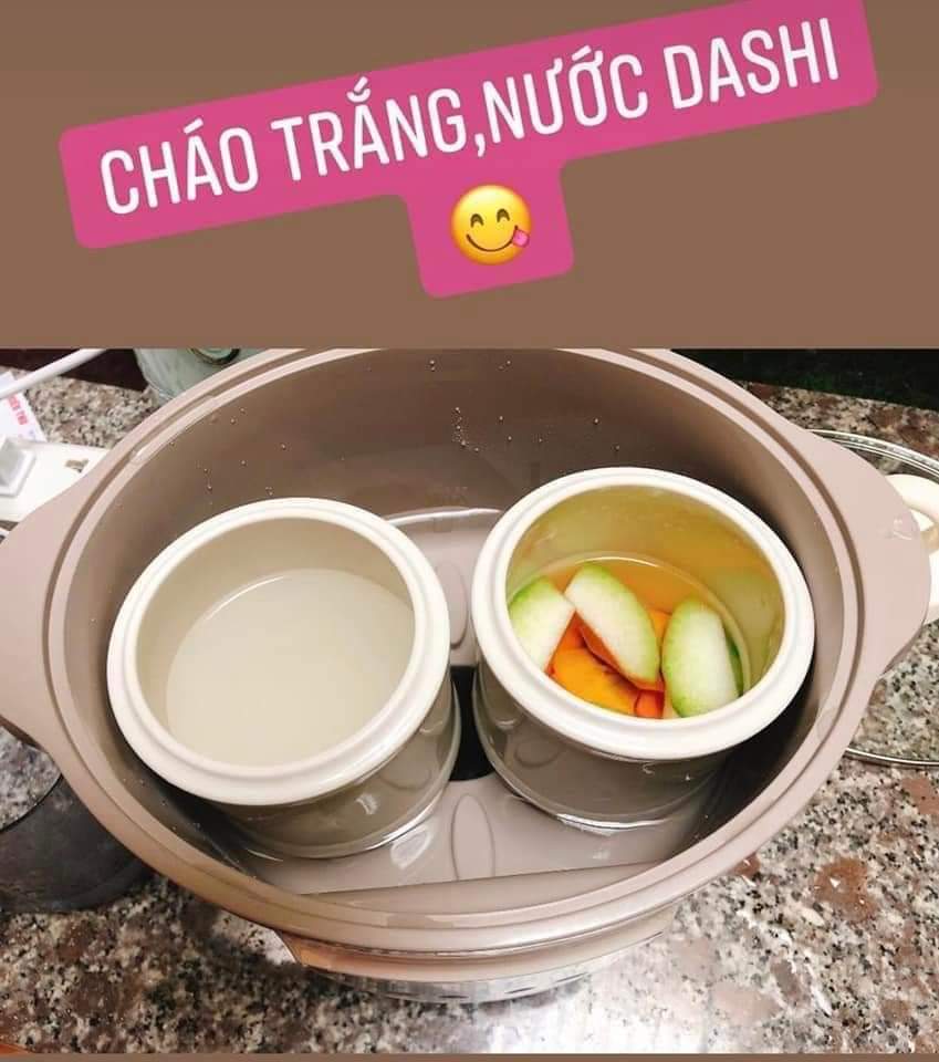 Nồi nấu cháo chậm Bear 0.8-1.6l