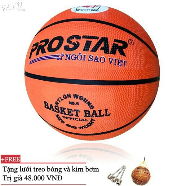 Bóng rổ ⚡ tặng kim bơm + túi ⚡ chính hãng prostar size 5,6,7