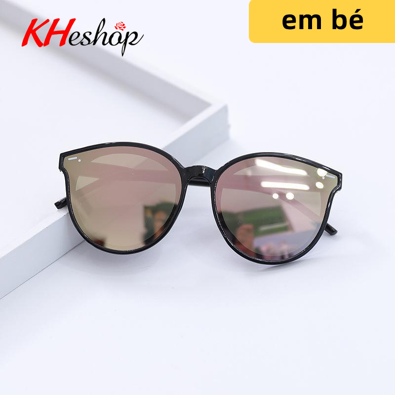 Kính râm thời trang chống UV cho bé yêu, 8 màu dễ thươngt, chống UV tia UV400, bảo vệ đôi mắt bé,mắt kính giá sỉ mã Y1534 - kheshop