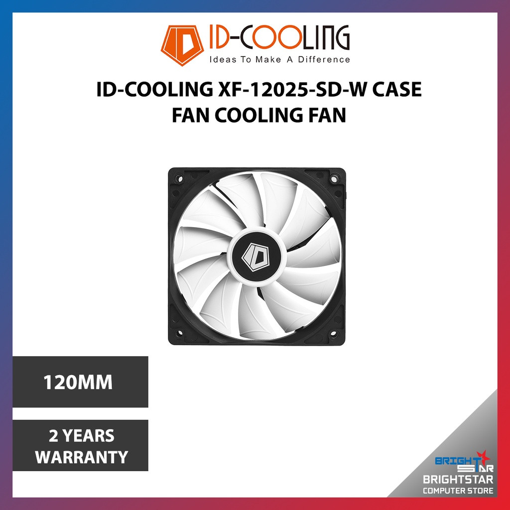 ID-Cooling Xf-12025-Sd-W Case Fan Cooling Fan | Lazada