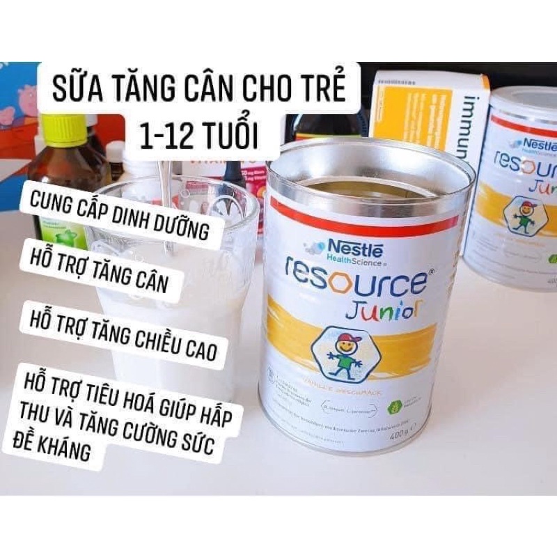 Sữa béo Junior Resource Đức 400gr (Trẻ từ 1 tuổi) date 3/2025