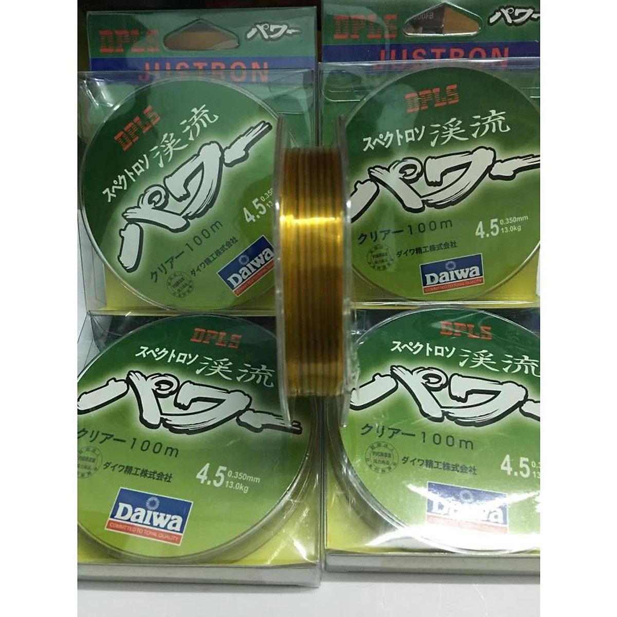 Cước Câu Cá DW 7 Màu Siêu Bền Dài 100m
