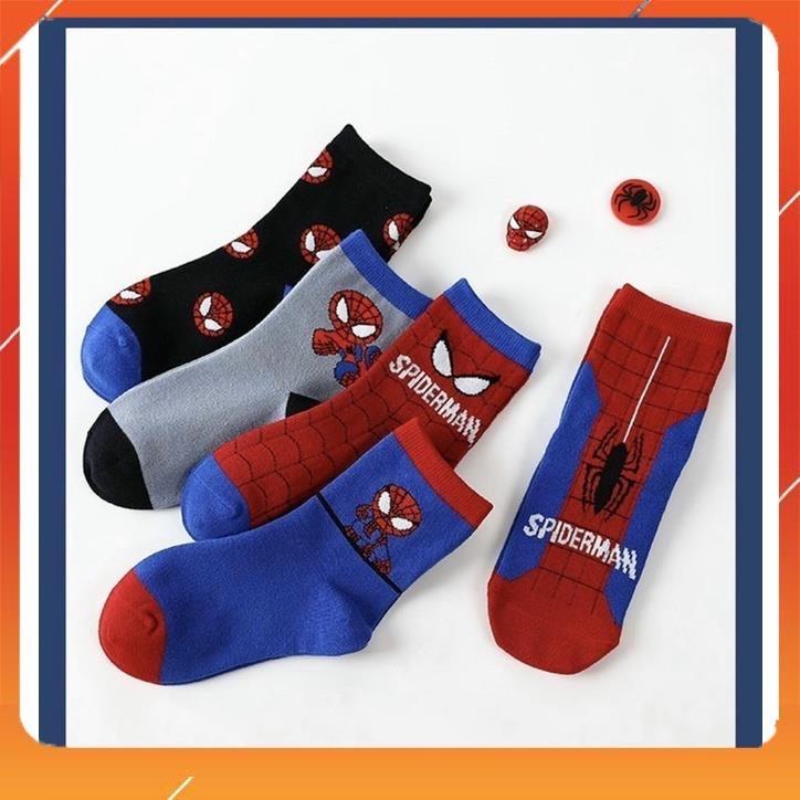Set 10 đôi tất siêu nhân nhện cổ cao đẹp