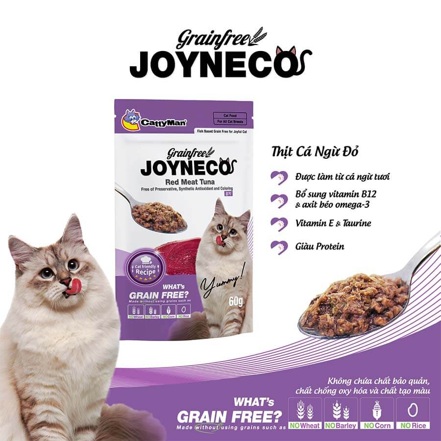 5 vị Joyneco CattyMan- Pate Grain Free không chất bảo quản thumbnail