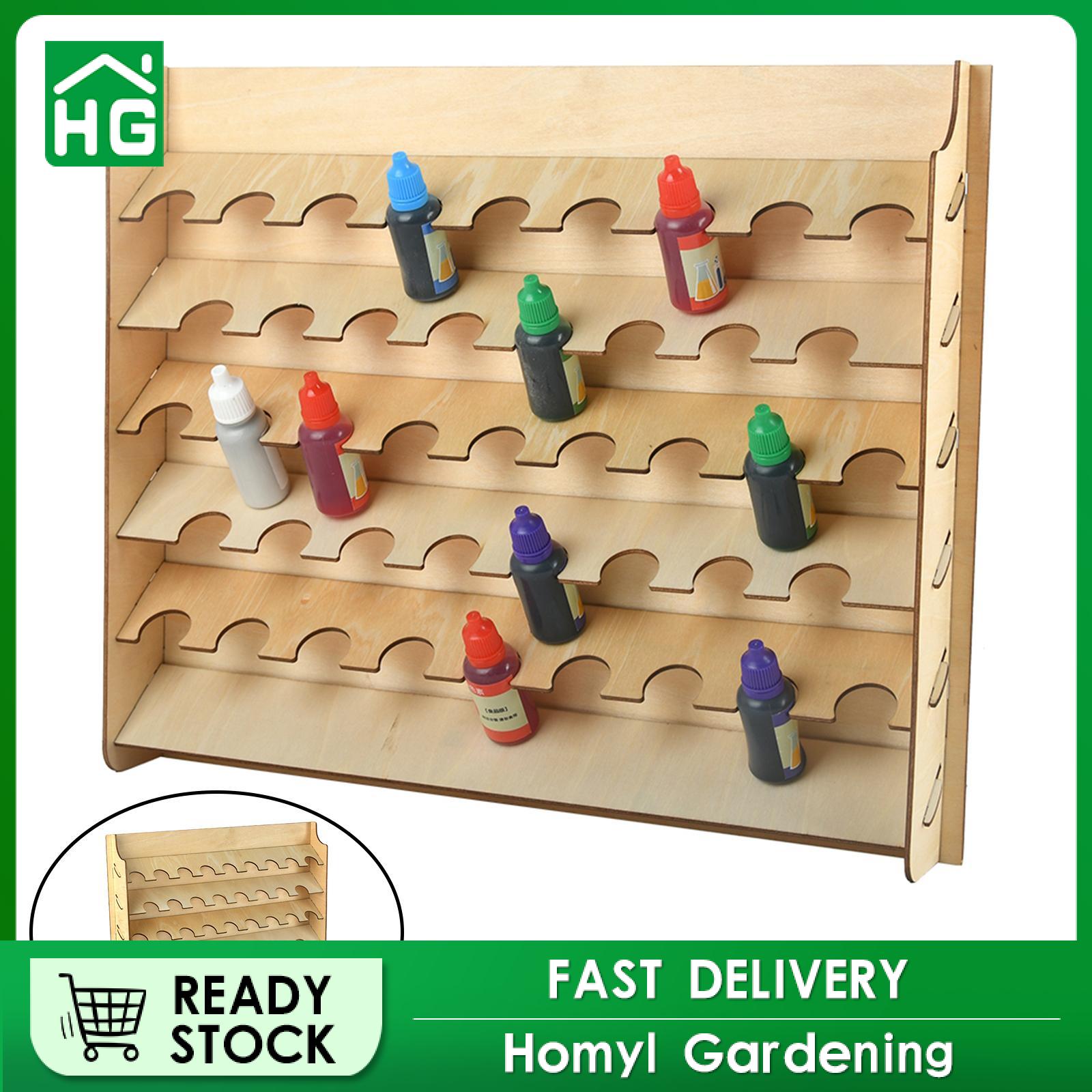 Wooden Rack Stand Pigment Ink Storage Holder Organizer 15-grid with