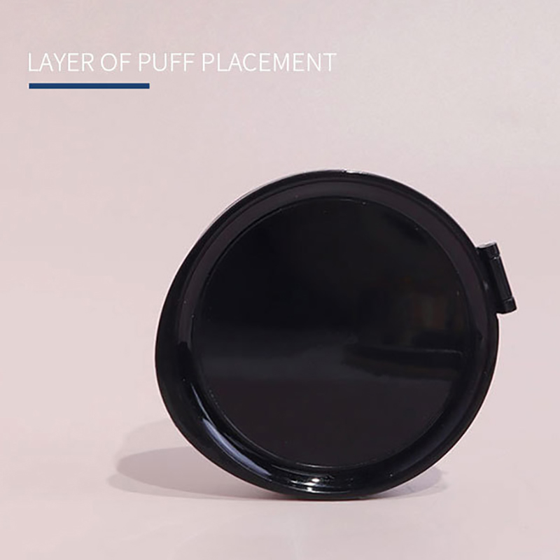 Square Empty Air Cushion Puff Box Portable Cosmetic Makeup Case Container With Powder Sponge Mirror For BB Cream Foundation. 