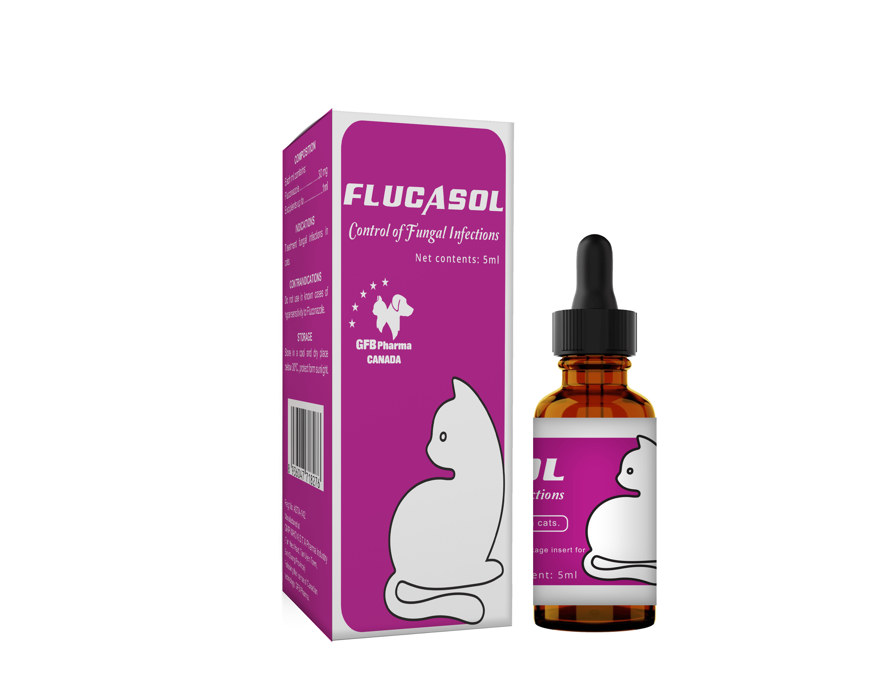 FLUCASOL NẤM MÈO 5 ML