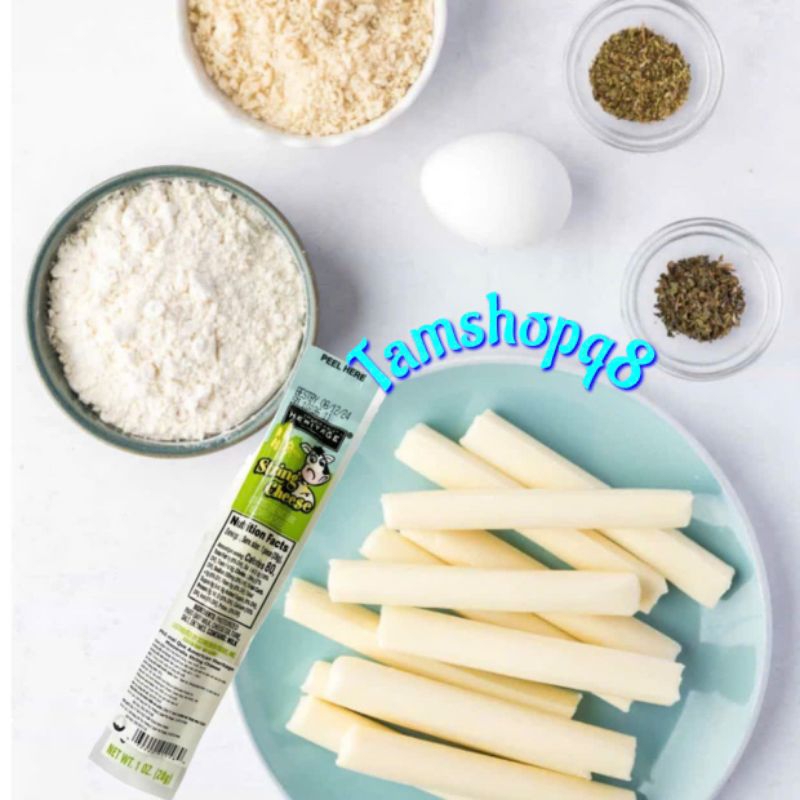 𝗖𝝤𝝡𝗕𝗢 𝟭𝟬 𝗧𝗛𝗔𝗡𝗛 PHÔ MAI QUE KÉO SỢI AMERICAN HERITAGE STRING MOZZARELLA (𝗧𝗛𝗔𝝢𝗛 𝟮𝟴𝗚)