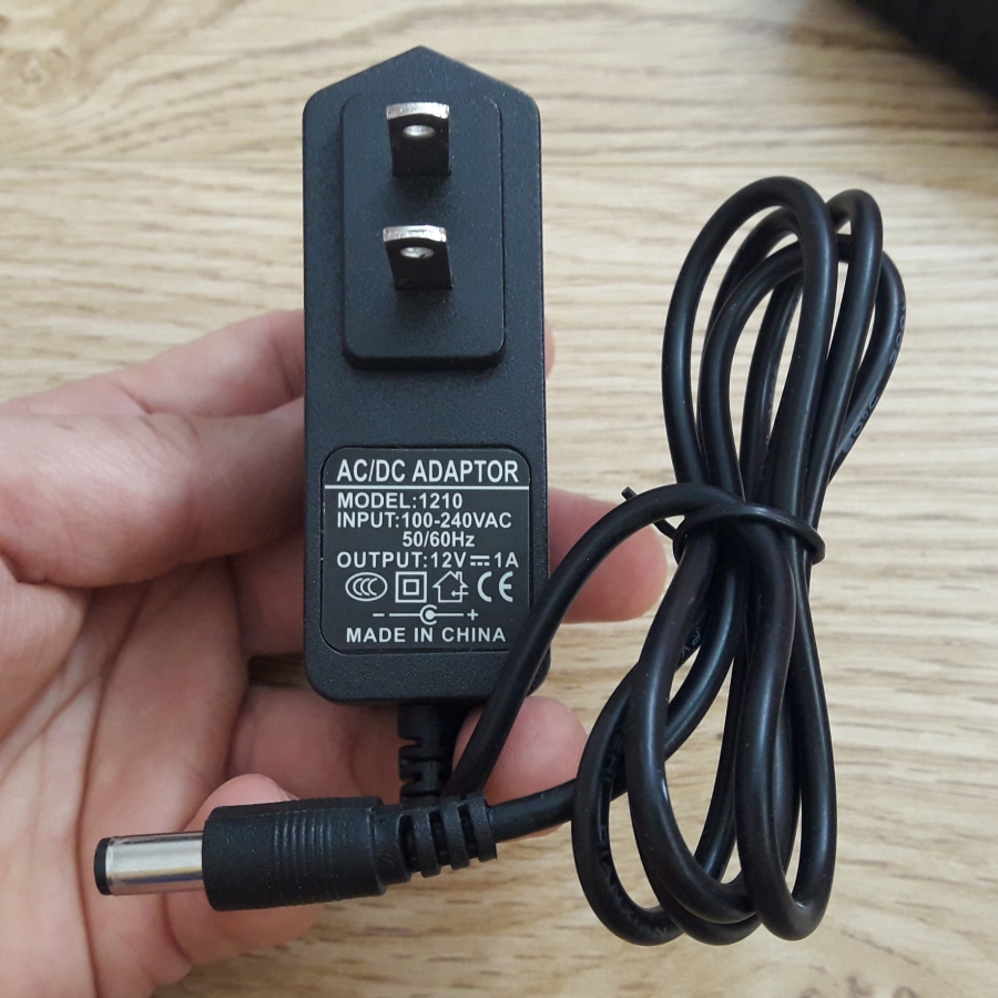 Nguồn điện 12V 1A chuẩn DC dùng cho các thiết bị điện, điện tử