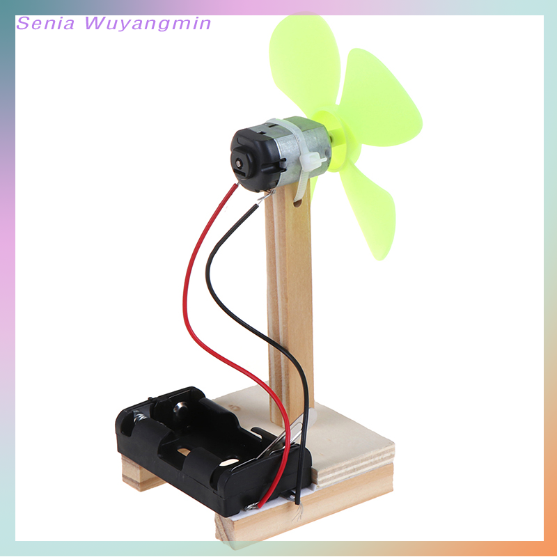 Senia DIY Electric Fan Experiment Model Physics Science Elementary Education Toys