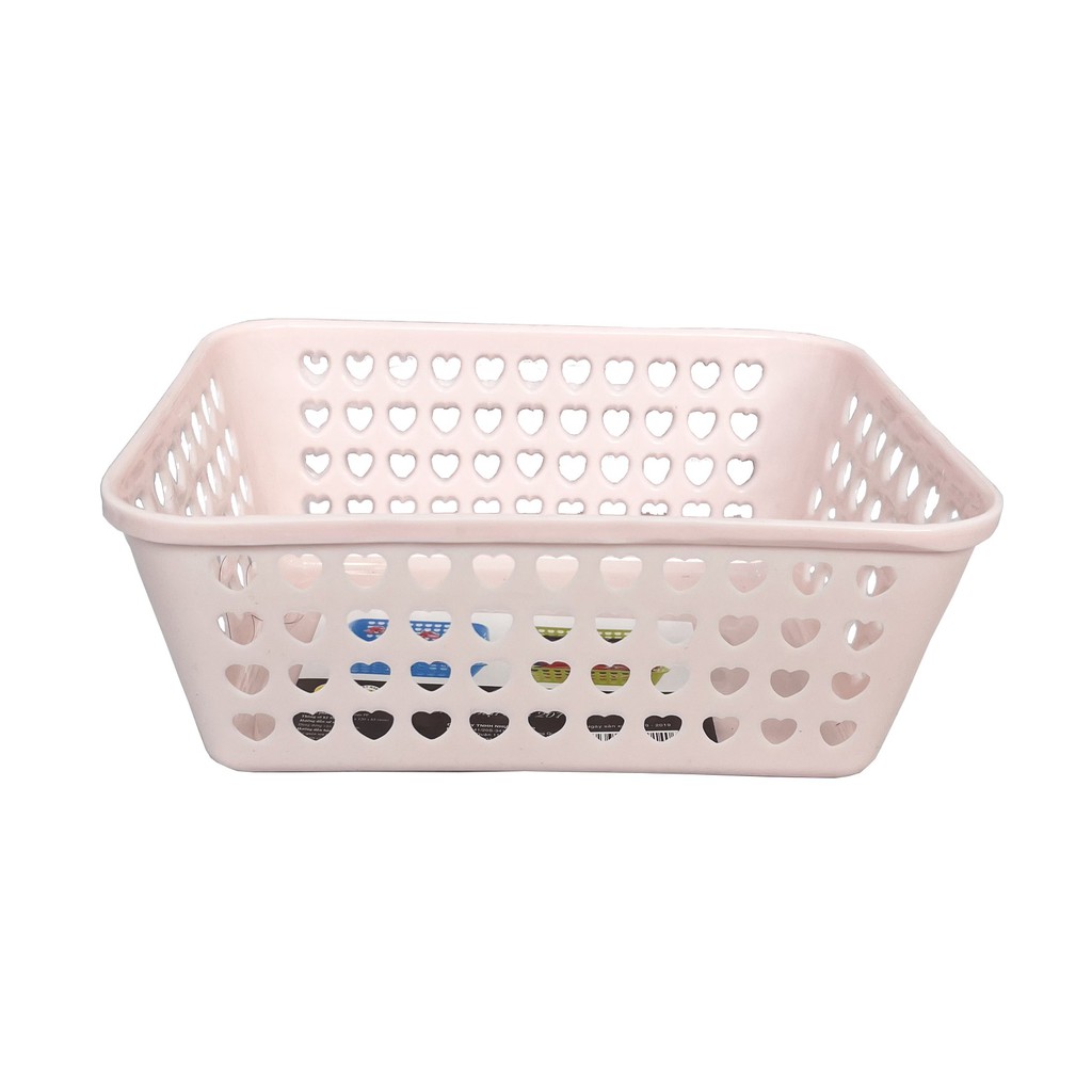 Rổ chữ nhật hình tim TỰ LẬP TL207 - 12cm - (Giao Màu Ngẫu Nhiên)