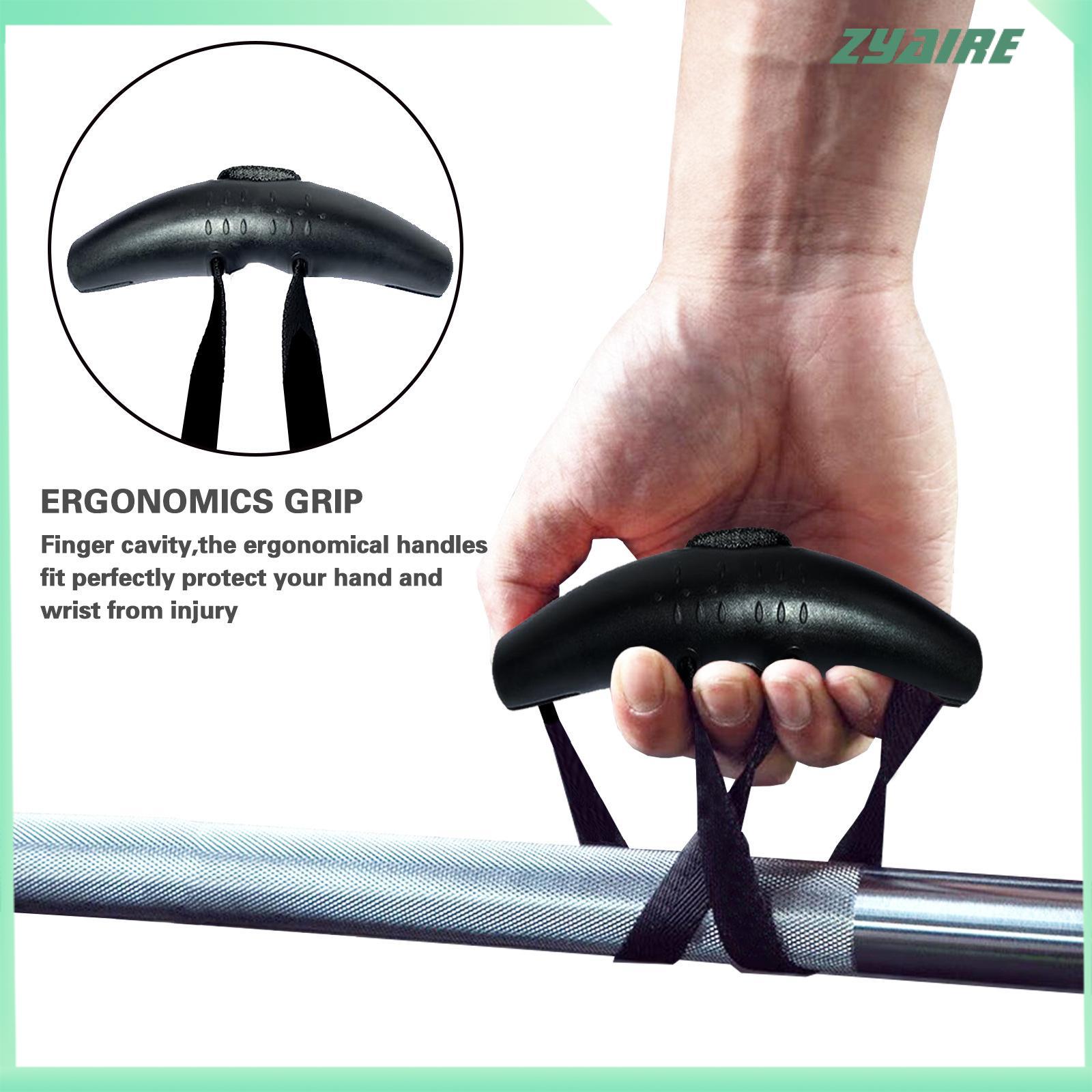 ZYAire 2Pcs Pull up Handles Adjustable Nonslip Exercise Handles for Strength Training Triceps Deadlifting Weightlifting Pull up Bars