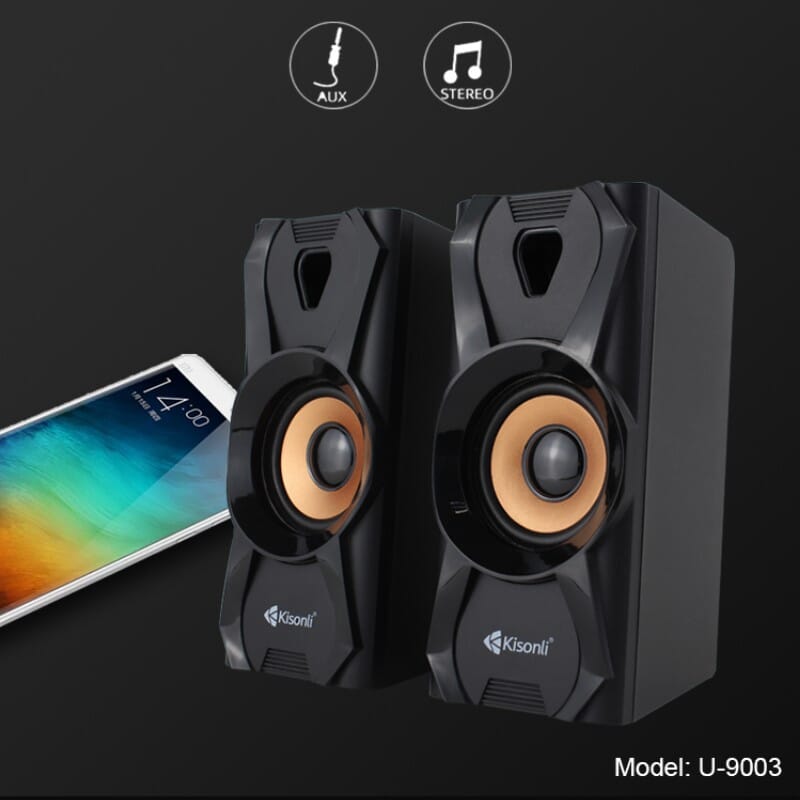 Kisonli U-9003 Heavy Bass High End Sound Multimedia 3WX2 Surround ...
