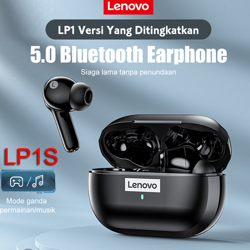 Lenovo LP1S TWS Bluetooth Earphone HIFI Stereo Bass Wireless Bluetooth  Earubds With Mic Battery Indicator True Wireless Headphone for iPhone  Android | Lazada PH