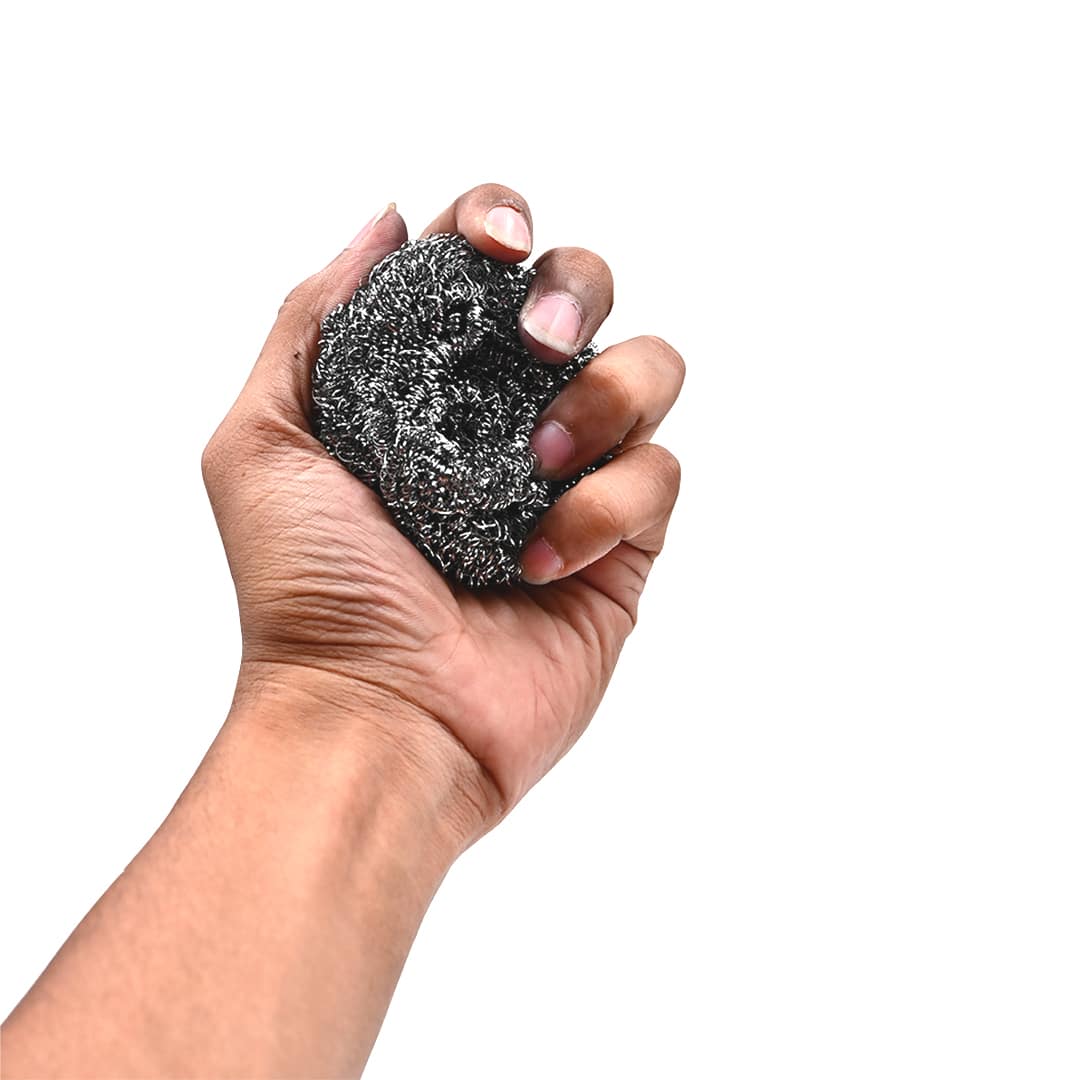 Stainless Steel Dish Scourers SS-0148-16 (16 Pack 20g) - Scouring Pad, Pot Scrubber, Stainless Steel Scrubber, Steel Wool Scrubber, Metal Sponge.