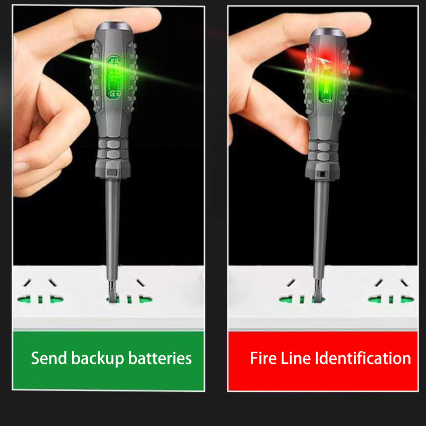 Intelligent Voltage Tester Pen Induction Power Detector Pen Electric Indicator Screwdriver Indicator Tools