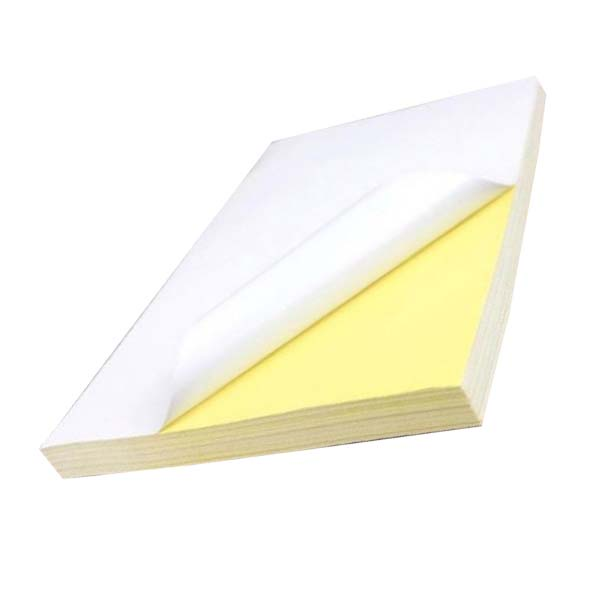 Giấy decal a4 đế vàng - xấp 100 tờ