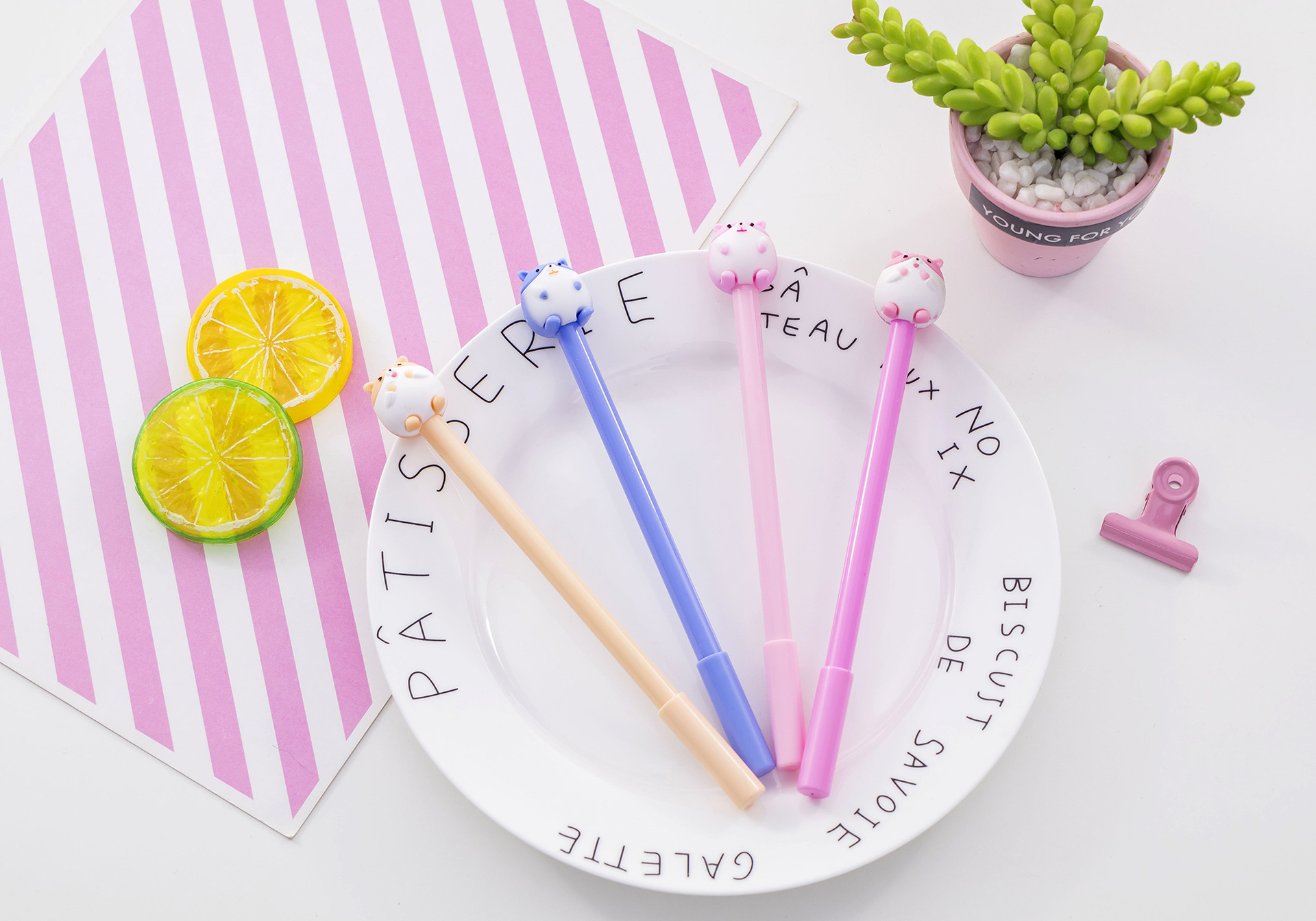 Bút Gel Mực Đen Chuột Hamster dễ thương H117