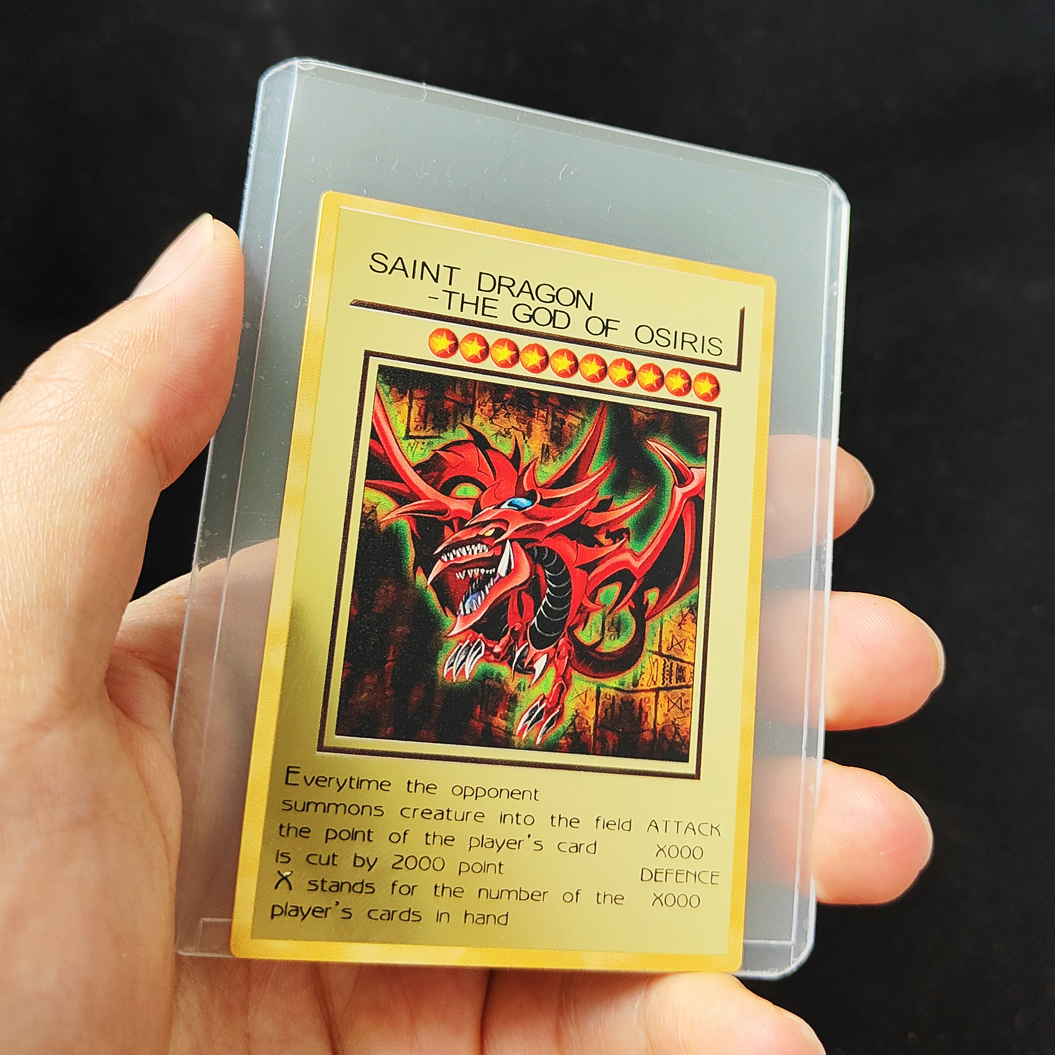 Yibei Fairy Tale Toy CityYugioh with Sleeves Golden Metal Yu Gi Cards  Playing Game Trading Battle Card Blue Eyes Dark Magicial Obelisk Slifer Ra  | Daraz.com.bd