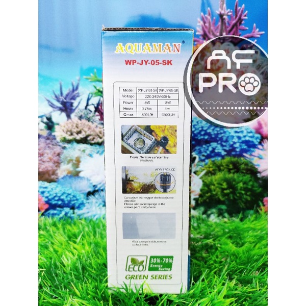 Pompa aquarium skimmer AQUAMAN SURFACE SKIMMER WP JY 05 SK
