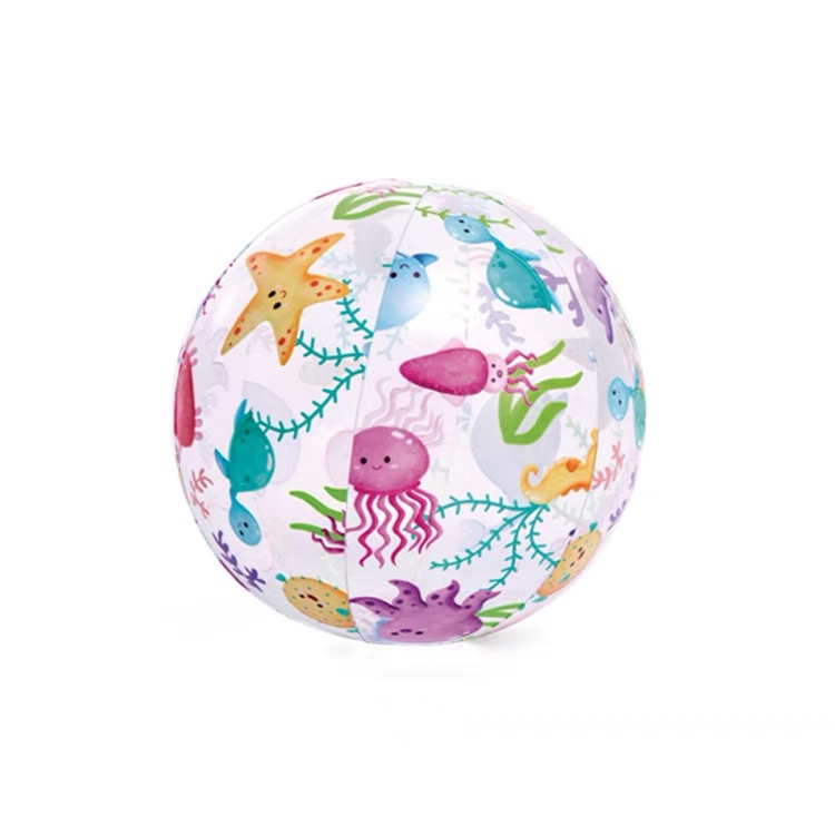 Ballon Gonflable Intex Glossy Panel – Ballon D'eau/plage 51 Cm De Diamètre, Design Attrayant Et Coloré