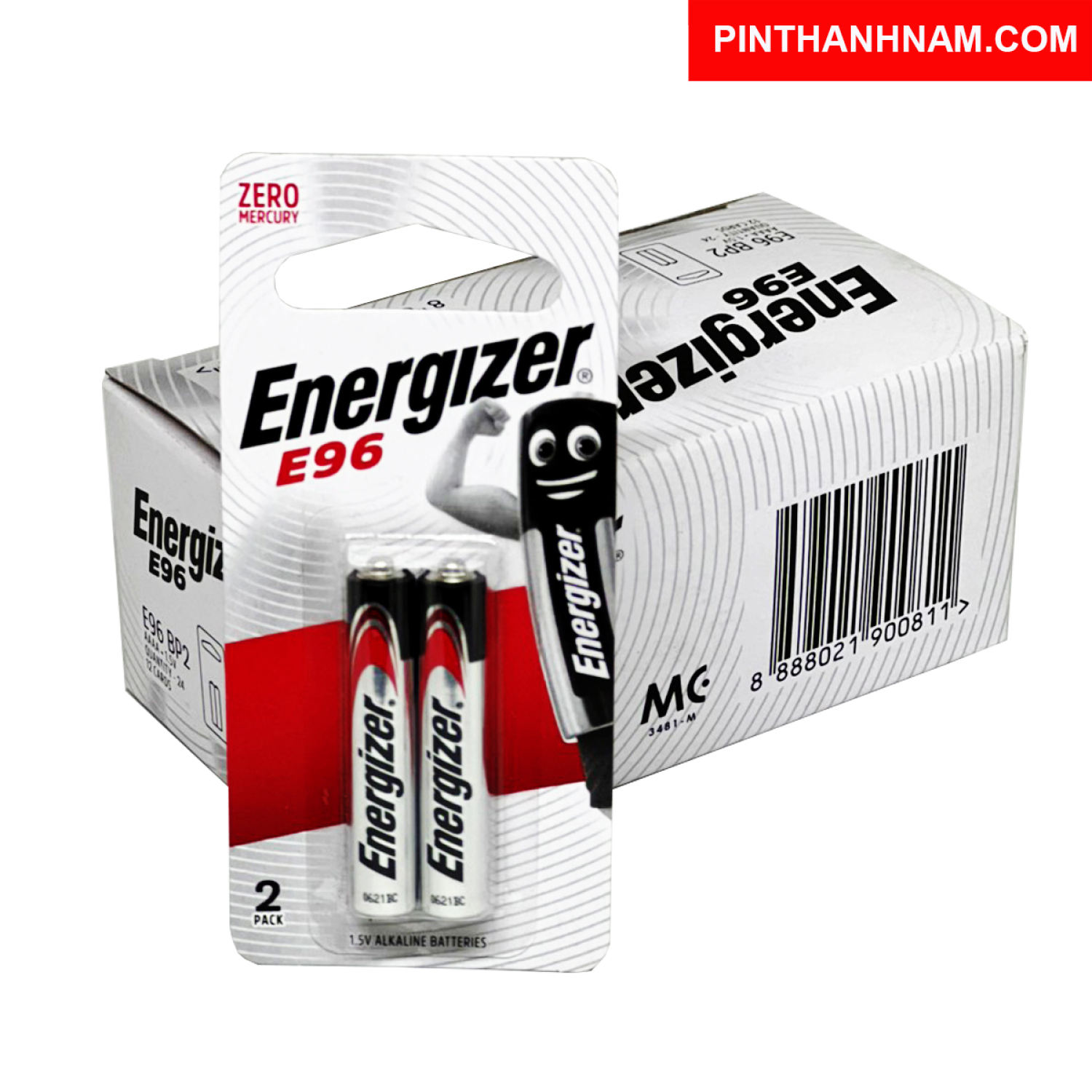Pin AAAA (4A) Energizer E96 alkaline 1,5V Thay Bút Trình Chiếu