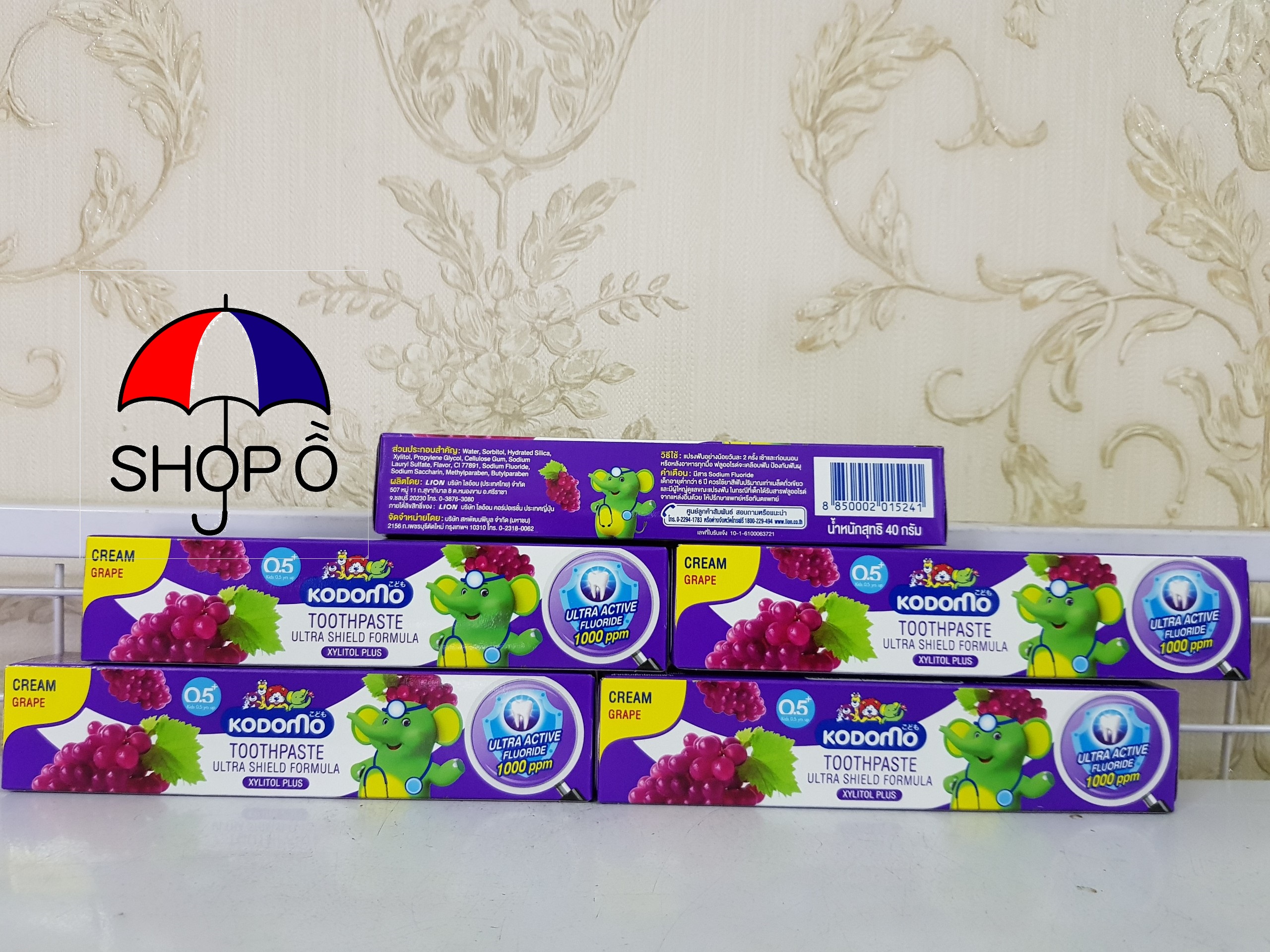 [HCM]Kem đánh răng trẻ em Kodomo 40gram Thái