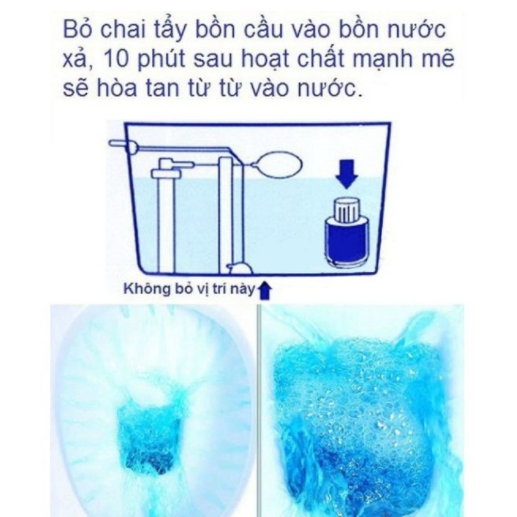 Lọ thả bồn cầu thơm,chất tẩy rửa bồn cầu
