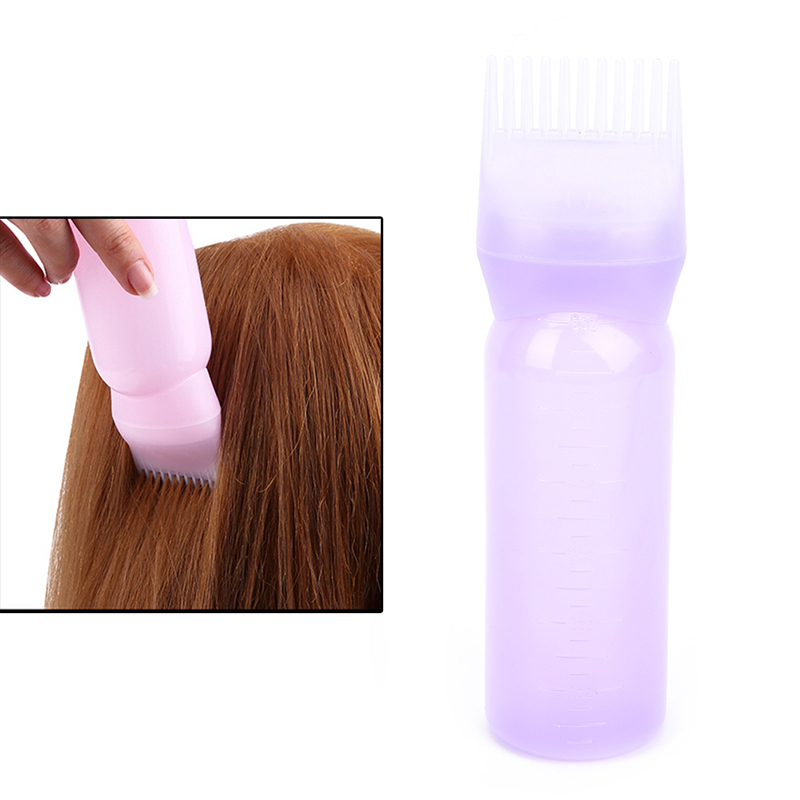 XLM Bình nhuộm tóc 120ml Lược pha chế nhuộm tóc cho salon