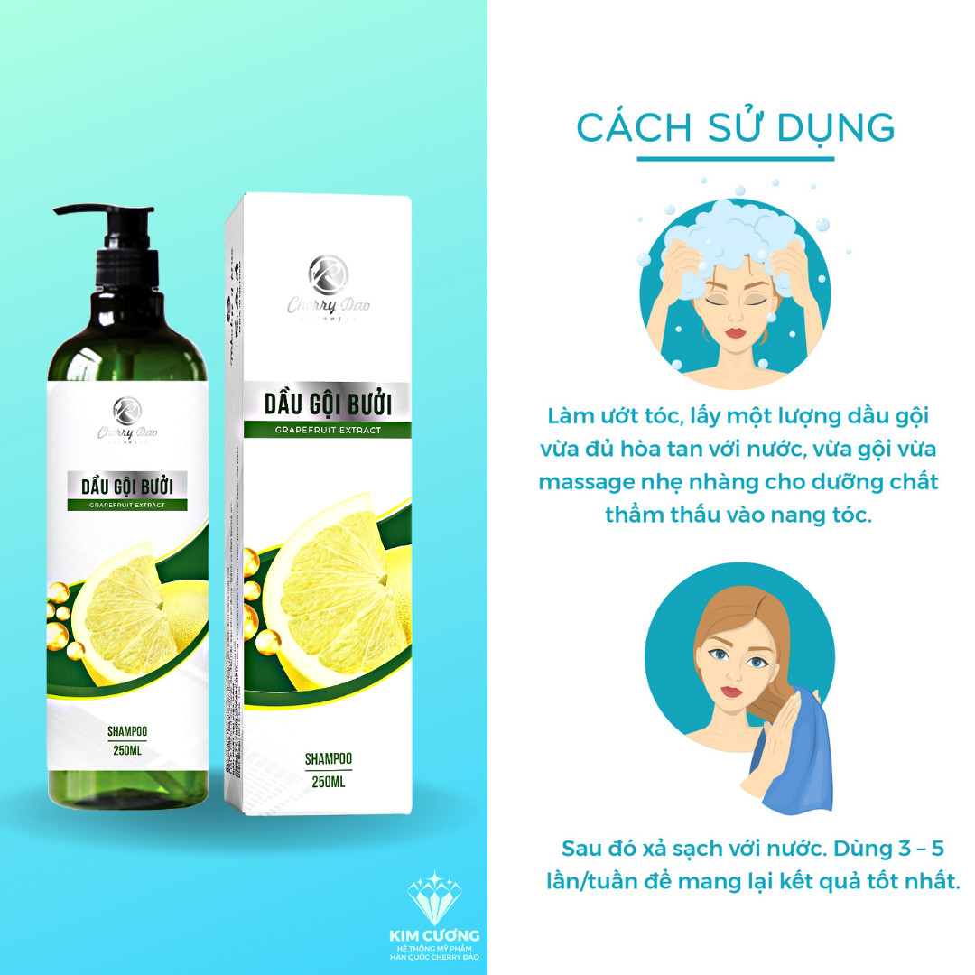 Combo dầu gội dầu xả và serum mọc tóc nhanh CRD -  CherryDao
