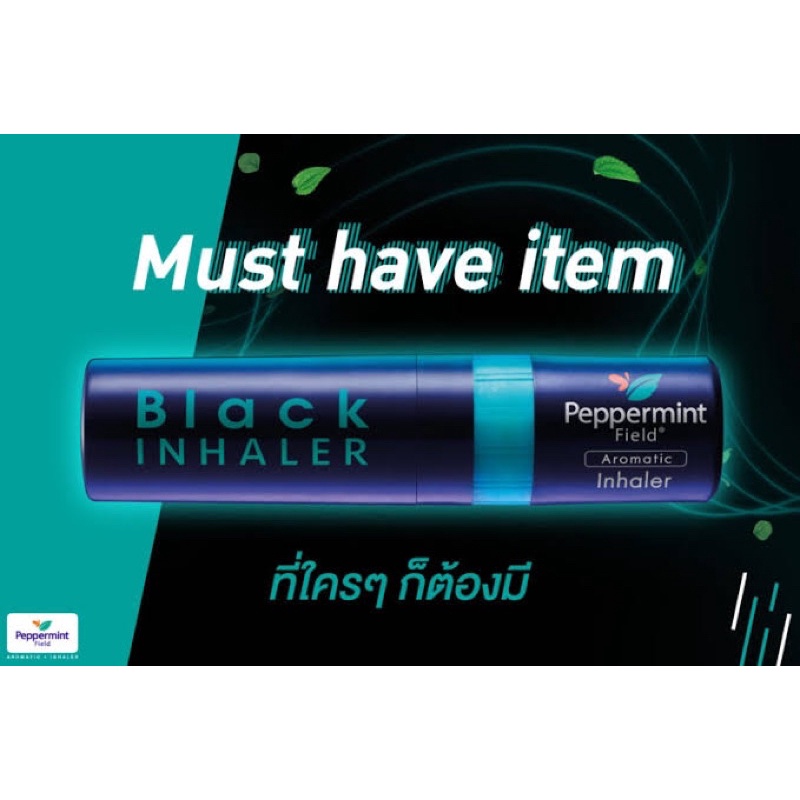 Ống Hít Thông Mũi 2 Đầu Thái Lan Black Inhaler Peppermint