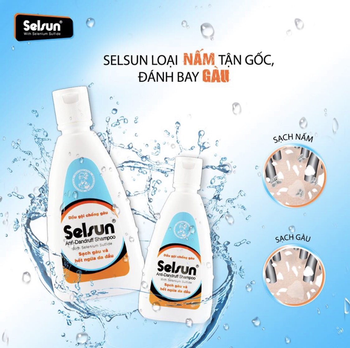 💥Dầu gội chống gàu Selsun🍀