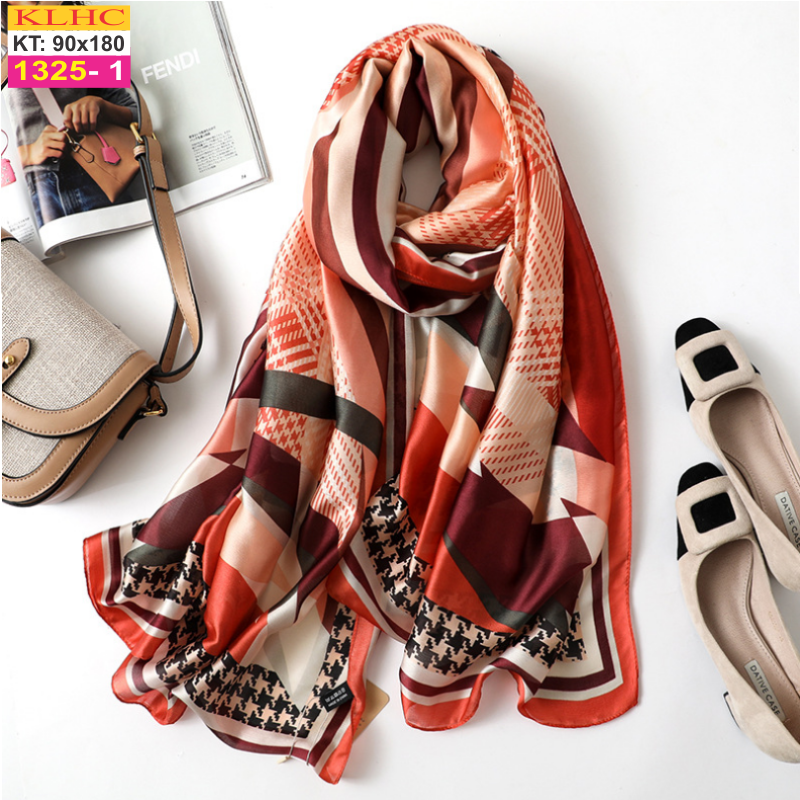 Khăn Choàng Lụa Thời Trang 1005 - Thế Giới Khăn Đẹp - Giá Sỉ