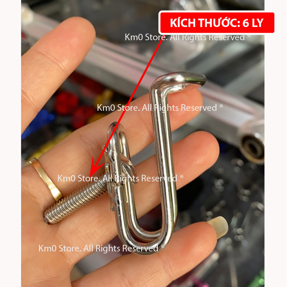 Móc Treo Đồ INOX 201 MẪU K5 Dành Cho Mọi Xe Máy - VT103
