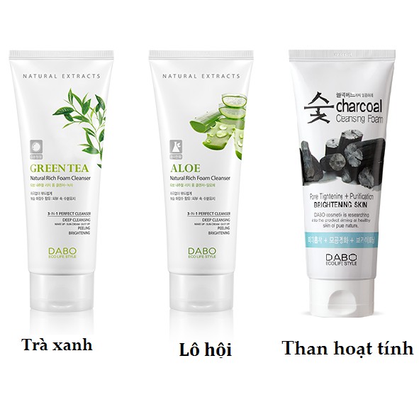 Sữa rửa mặt DABO than hoạt tính khử độc 150ml
