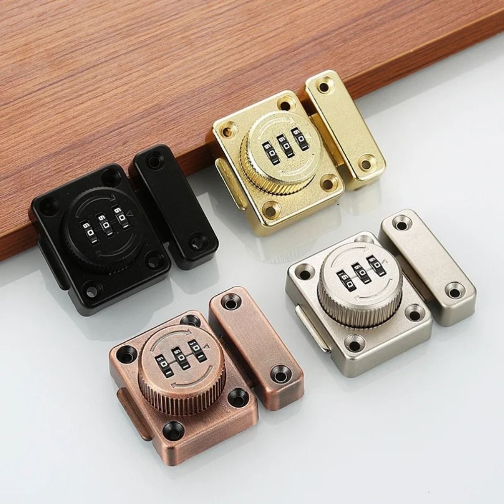 Sliding Bolt Lock Protection Combination Password Door Lock No Keys ...