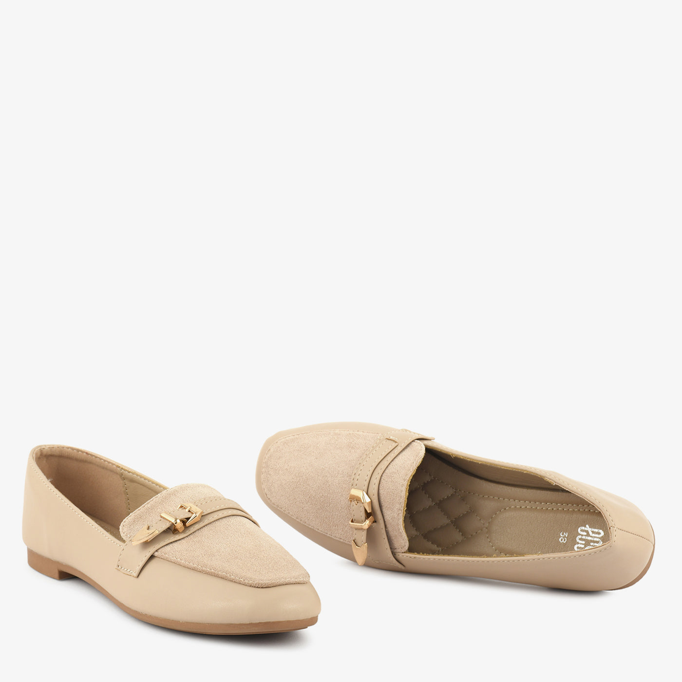 ECS%20Dual%20Buckle%20Flat%20Loafers%20For%20Women%20-%20Image%208