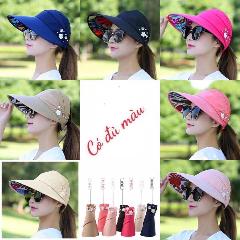 Mũ chống nắng 3 bông hoa