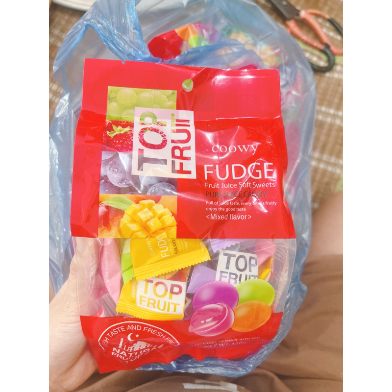 New kẹo dẻo trái cây top fruit túi 320g, đủ vị