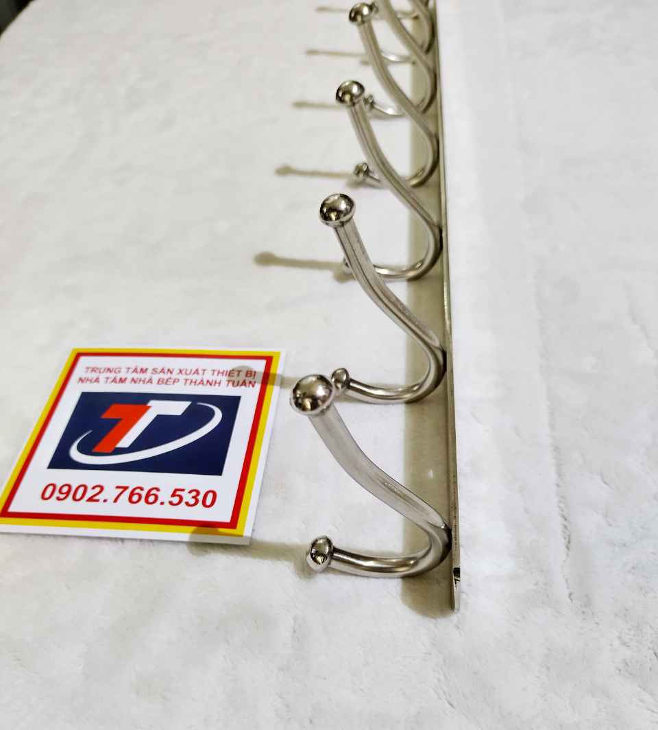 Móc Áo Đầu Chấm Bi 100% Inox TT-005
