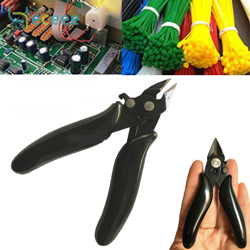 Heceee Kìm cắt dây mini chéo 3.5 inch dụng cụ cắt dây cáp điện tử dụng cụ cầm tay