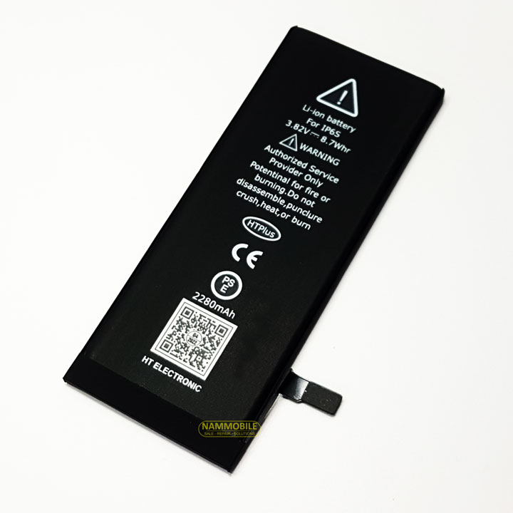 Pin ip 6s dung lượng siêu cao ht 2280mah zin. + tặng siêu dán pin