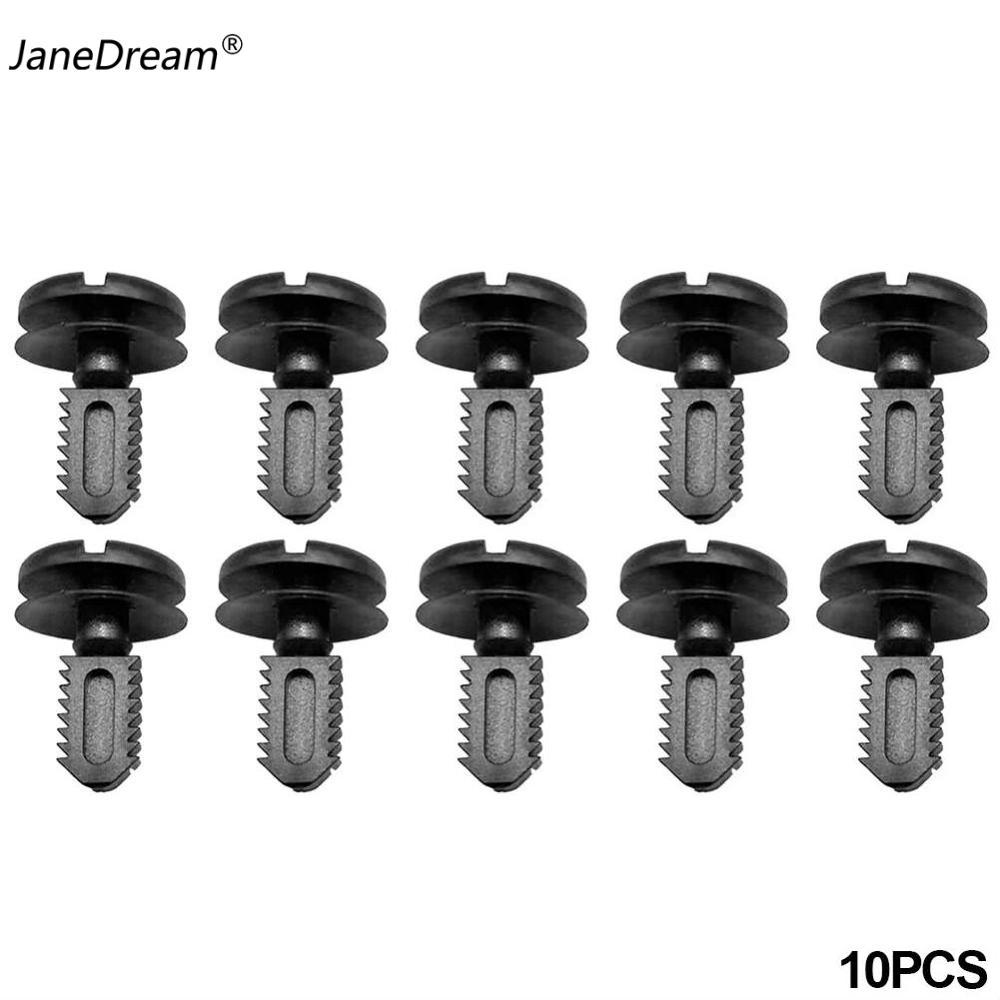 Janedream 10pcs car battery cover clips trunk lid dash cover boot lining trim 51471945266 for bmw e46 e39 e60 e34 e30 e92 e90 f10 accessories