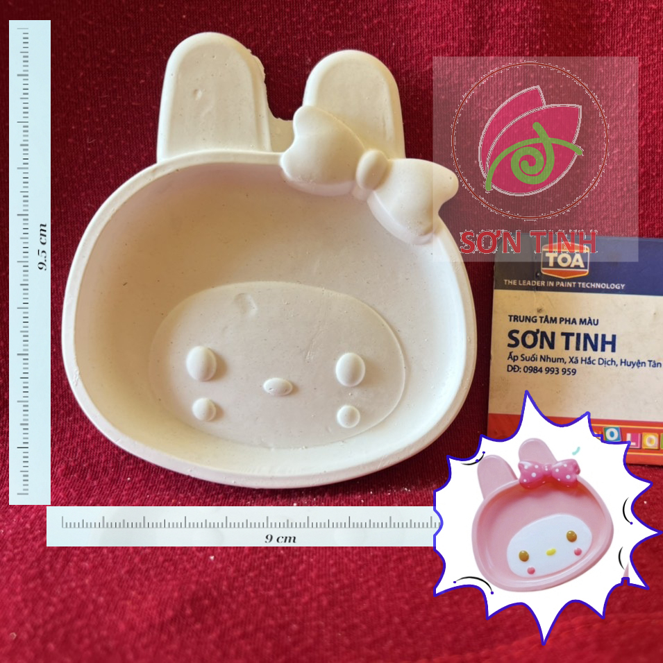 ĐĨA TÔ MÀU Tượng thạch cao chọn mẫu , tô tượng, đồ chơi cho trẻ