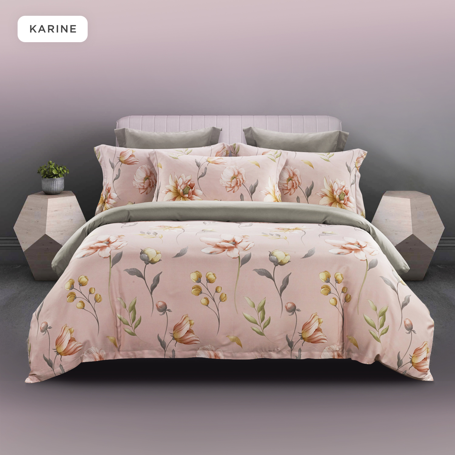 (Quilt Cover Set) Silky Soft Series 100 Tencel Quilt Cover Bed