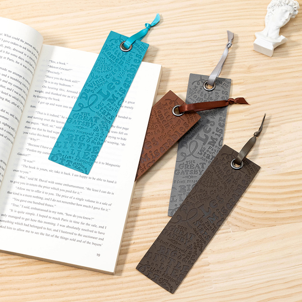 Mini Corner Page Marker Teacher Gift Bookmark Student Reading Labels Creative Bookmarks Leather Bookmark